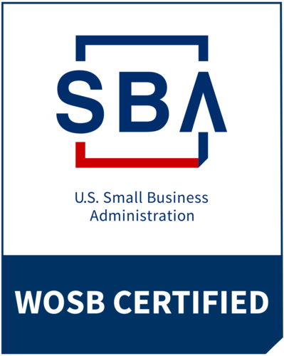 SBA WOSB Certified — Women-Owned Small Business
